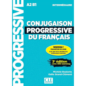 CONJUGAISON PROGRESSIVE DU FRANÇAIS - NIVEAU INTERMÉDIARE - LIVRE + CD - 3ª EDIT  JEYJO