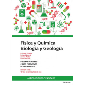 Temario pruebas de acceso a ciclos formativos de grado medio. Ámbito científico-tecnológico. Biología y Geología. Física y Química.  JEYJO