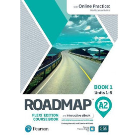 ROADMAP A2 FLEXI EDITION COURSE BOOK 1 WITH EBOOK AND ONLINE PRACTICE  JEYJO