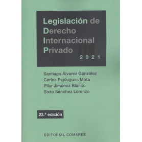 LEGISLACION DE DERECHO INTERNACIONAL PRIVADO 2021  JEYJO