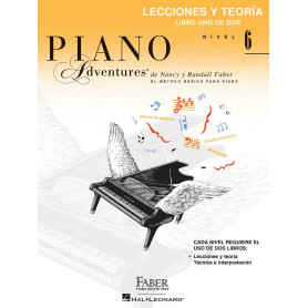 Piano adventures 6.Lecciones y teoria  JEYJO