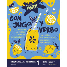 CON JUGO Y VERBO.LENGUA B 1ºPRIM PAUTA 22 FANFEST  JEYJO