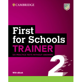 First for Schools Trainer 2 Six Practice Tests without Answers with Audio Download with eBook  JEYJO