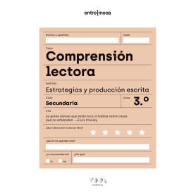 Entrelíneas 3. Comprensión lectora, estrategias y producción escrita  JEYJO