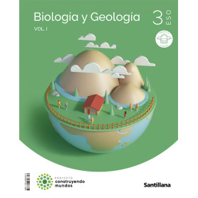 BIOLOGIA Y GEOLOGIA 3ESO MOCHILA LIGERA CONSTRUYENDO MUNDOS SANTILLANA  JEYJO