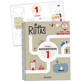 Matemáticas 1. RUTAS. (Incluye material manipulativo)  JEYJO