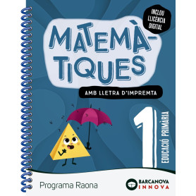 Raona 1. Matemàtiques (lletra impremta)  JEYJO