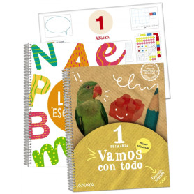 Vamos con todo 1. Primer trimestre. + Punto de lectura 1 + Material manipulativo  JEYJO