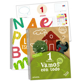 Vamos con todo 1. Primer trimestre. + Punto de lectura 1. + Material manipulativo.  JEYJO