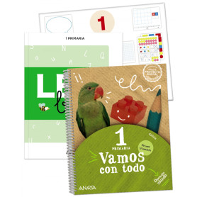 Vamos con todo 1. Primer trimestre. + Leoábien. 2022. + Material manipulativo.  JEYJO