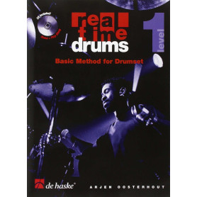 BDE1831 REAL TIME DRUMS LEVEL 1 - BASIC METHOD FOR DRUMSET  JEYJO