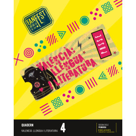 Projecte: FanFest. Valencià : Llengua i Literatura 4 - Quadern  JEYJO