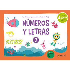 Números y letras 2. Un cuaderno para jugar (4 años)  JEYJO