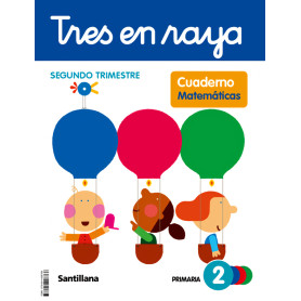 CUADERNO MATEMÁTICAS 2-2ºPRIMARIA. TRES EN RAYA. GLOBALIZADO 2023  JEYJO