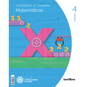 CUADERNO MATEMÁTICAS 1-4ºPRIMARIA. CONSTRUYENDO MUNDOS 2023  JEYJO