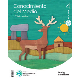 CONOCMINETO DEL MEDIO 4ºPRIMARIA. TRIMESTRAL. CONSTRUYENDO MUNDOS. CANARIAS 2023  JEYJO