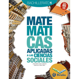 Matemáticas Aplicadas a las Ciencias Sociales 1 Bachillerato Nueva etapa Bruño Edición Actualizada  JEYJO