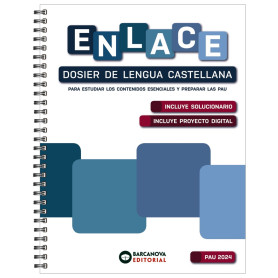 Enlace. Dosier de Lengua castellana. Bachillerato 2024  JEYJO