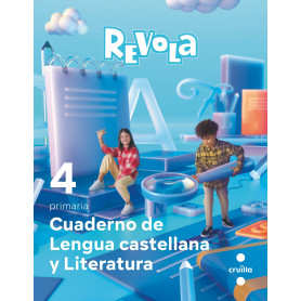 Cuaderno lengua castellana 4t.primària. Revola. Catalunya 2023  JEYJO