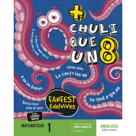 MATEMÁTICAS 1ºPRIMARIA CUADRÍCULA. TRIMESTRAL. FANFEST. ANDALUCÍA 2023  JEYJO