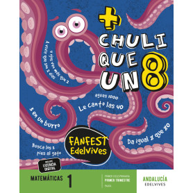 MATEMÁTICAS 1ºPRIMARIA. PAUTA. TRIMESTRAL. FANFEST. ANDALUCÍA 2023  JEYJO