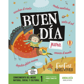 CONOCIMIENTO DEL MEDIO 1ºPRIMARIA. PAUTA. TRIMESTRAL. FANFEST. ANDALUCÍA 2023  JEYJO