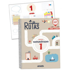 MATEMÁTICAS 1ºPRIMARIA. RUTAS. ANDALUCÍA 2023 +MATERIAL MANIPULATIVO  JEYJO