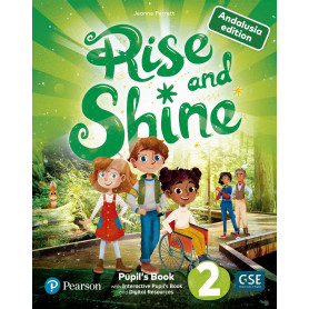 RISE &amp;SHINE 2 PUPILS+ACTIVITY+DIGITAL  ANDALUCÍA 2023  JEYJO
