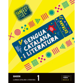 QUADERN LLENGUA 1R.PRIMARIA ESPIRAL FANFEST. CATALUNYA 2023  JEYJO