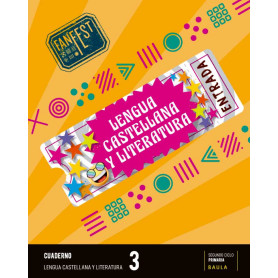 CUADERNO LENGUA 3R.PRIMARIA. ESPIRAL. FANFEST. CATALUNYA 2023  JEYJO