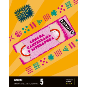 CUADERNO LENGUA 5E.PRIMARIA. ESPIRAL. FANFEST. CATALUNYA 2023  JEYJO