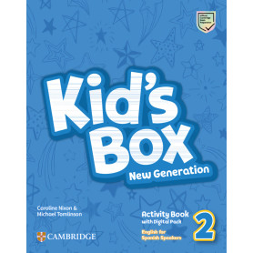 9788413225104 Kid's Box New Generation English for Spanish Speakers Level 2 Activity Book with Home Booklet and Digital Pack 1ºPRIMARIA Jeyjo