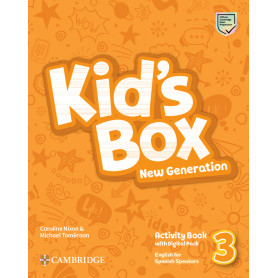 9788413224848 Kid's Box New Generation English for Spanish Speakers Level 3 Activity Book with Home Booklet and Digital Pack 3ºPRIMARIA Jeyjo