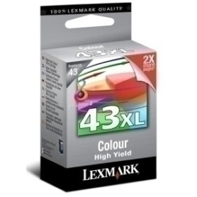 COMPRAR CART.IJ.LEXMARK 18YX143E Nº43XL COLOR