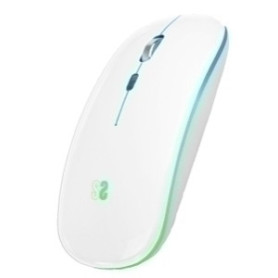 COMPRAR RATON SUBBLIM LED DUAL FLAT BLANCO