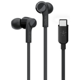 COMPRAR AURICULARES BELKIN BOTON USB-C NEGRO