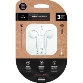 COMPRAR AURICULARES TECHONE BOTON MINI JACK BLAN
