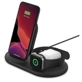 COMPRAR CARGADOR INALAMBRICO BELKIN 3x1 NEGRO