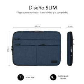 COMPRAR FUNDA PORTATIL SUBBLIM AIR P. 15,6" AZUL