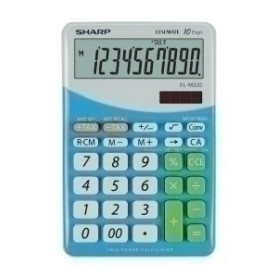 COMPRAR CALCULADORA SOBR.SHARP 10 DIG. EL-M332 A