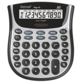 COMPRAR CALCULADORA SOBR.REBELL 10 DIG. ERGO 10