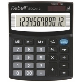 COMPRAR CALCULADORA SOBR.REBELL 12 DIG. SDC412