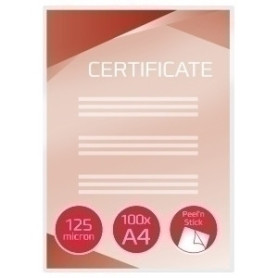 COMPRAR FUNDA PLASTIF. GBC A4 125µ ADHS P/100