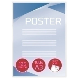 COMPRAR FUNDA PLASTIF. GBC A3 125µ ADHS P/100
