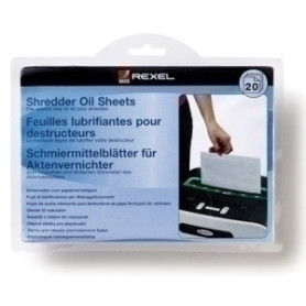 COMPRAR ACEITE DESTRUCTORAS REXEL HOJAS PACK 20