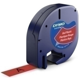 COMPRAR CINTA ROT.DYMO LETRATAG PLAST.NG.s/ROJO