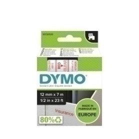 COMPRAR CINTA ROT.DYMO LM D1 7m 12 ROJO s/TRANSP