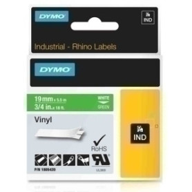 COMPRAR CINTA ROT.DYMO RHINO VINILO 19 VERDE