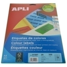 COMPRAR ETIQ.IMP.APLI 01597 20h A4 ROJO 105x37