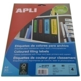 COMPRAR ETIQ.IMP.APLI 01377 20h A4 VERDE 190x61